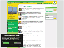 Tablet Screenshot of messina.coldiretti.it