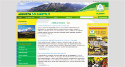 Desktop Screenshot of abruzzo.coldiretti.it
