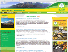 Tablet Screenshot of abruzzo.coldiretti.it